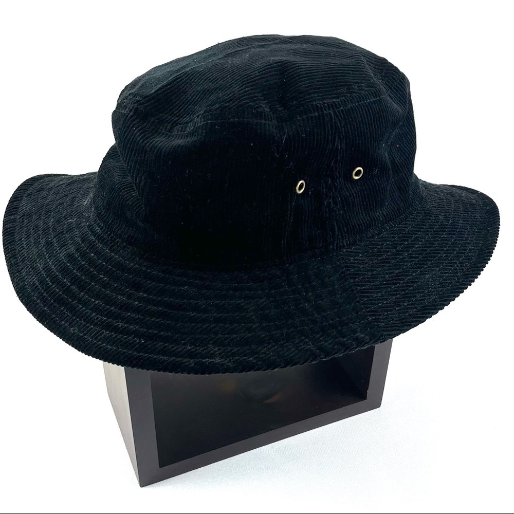 Newhattan Corduroy Bucket Hat Black Size‎ S/M